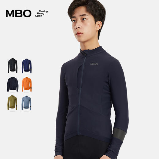 MBO男子气质抓绒长袖骑行服 秋冬户外骑行保暖外套 光年 商品图5