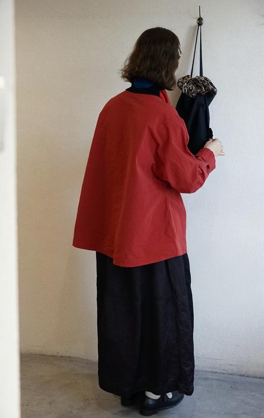 Casey Casey纸棉番茄红衬衣 商品图5