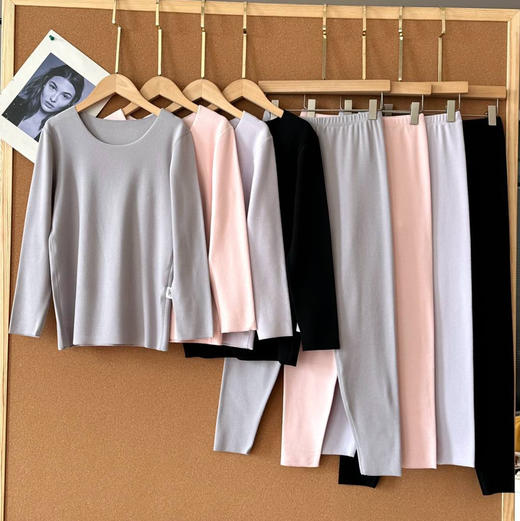 原单爱慕儿童保暖内衣套装111205 商品图1