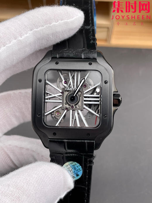 THB卡地亚 山度士镂空系列 男士石英腕表 商品图2