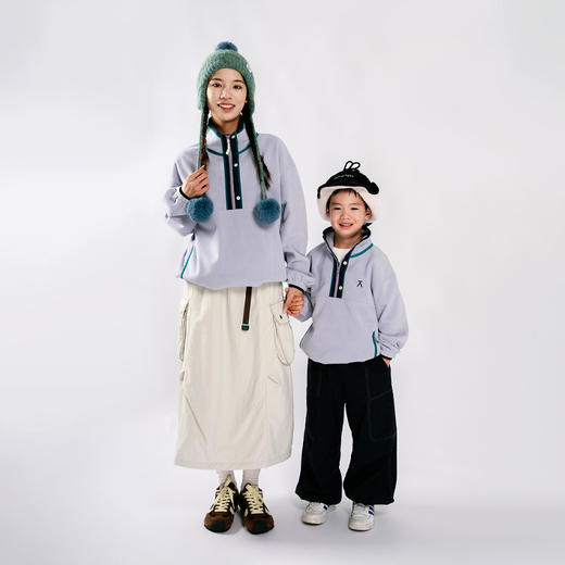 【品牌特惠】ACMEITEM爱棵米亲子款半拉链卫衣GAG2310727G/GAG3310728G 商品图3