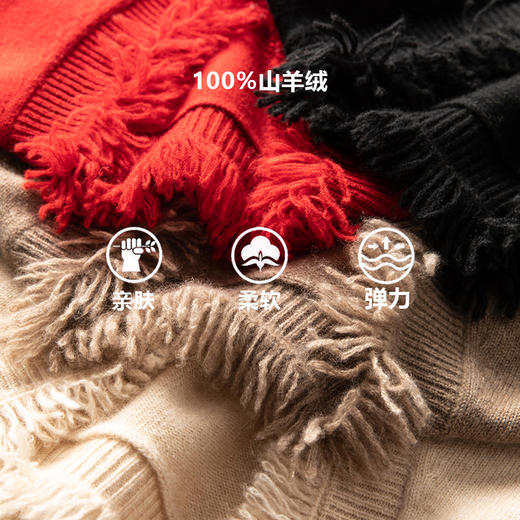 告别单调~100纯山羊绒背心小众设计感内搭马甲女无袖上衣 商品图1