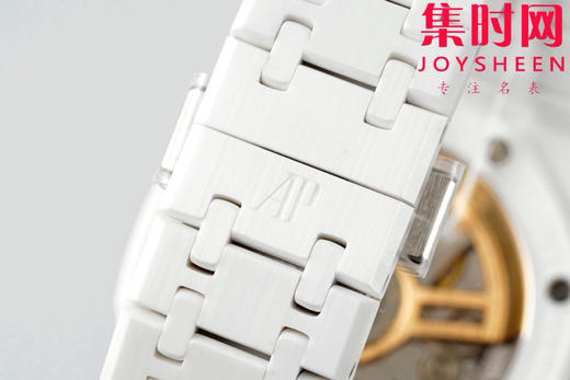 爱彼 APS皇家橡树15500系列 皇家橡树全陶瓷 15500陶瓷壳 白陶瓷 男士腕表 新到货，凭借陶瓷材质与Cal.4302一体机 商品图8