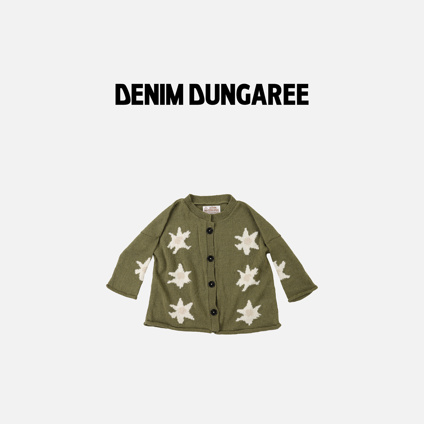 日本DD童装 DENIM DUNGAREE 花卉 CARINATAM 开衫