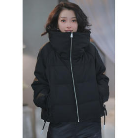 西子/【醇冬】90鹅绒600+蓬松度廓形连帽抽绳羽绒服/YRHJ0369