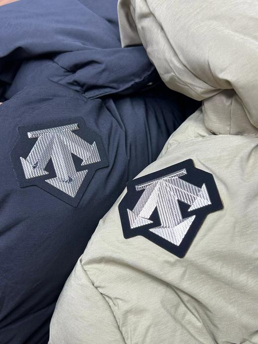 D111711彭于晏中长款羽绒服男女士情侣款派克服大衣 商品图11