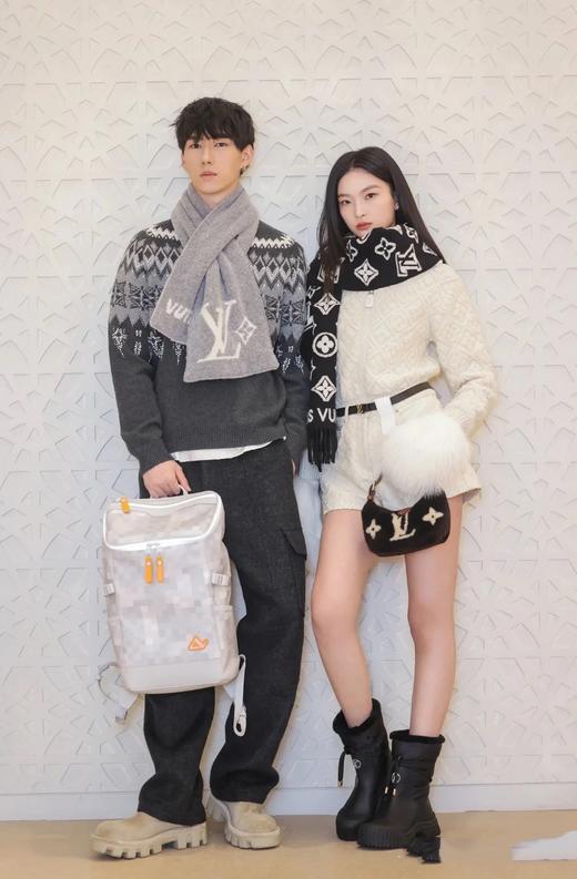 驴家  撞色羊毛围巾（DSX） 商品图3