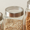 干果谷物防潮保存瓶收纳不锈钢透明可视玻璃保存瓶 商品缩略图6