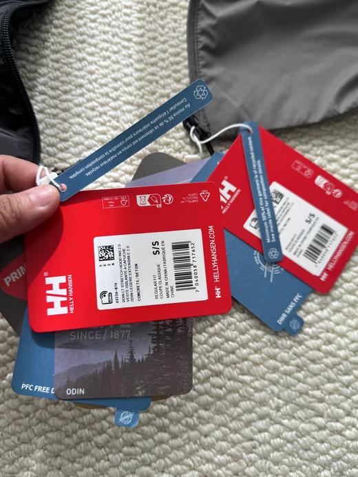 D111718男士轻薄防风透气P棉户外徒步连帽棉服 商品图10