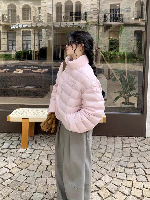 荭人馆同款！龟背泡芙排骨~！95白鸭绒！750+蓬松~韩系小个子羽绒服 商品图5