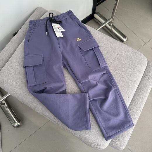 D111731冬季双兜捏褶软壳加绒四色工装裤男女宝宝款 商品图3