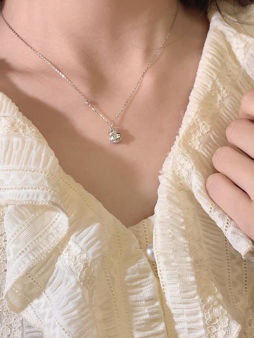 卡蒂罗KADER 心愿福袋项链 925银新中式国潮财运福袋小众设计锁骨链 简约大气轻奢百搭高级感 商品图3