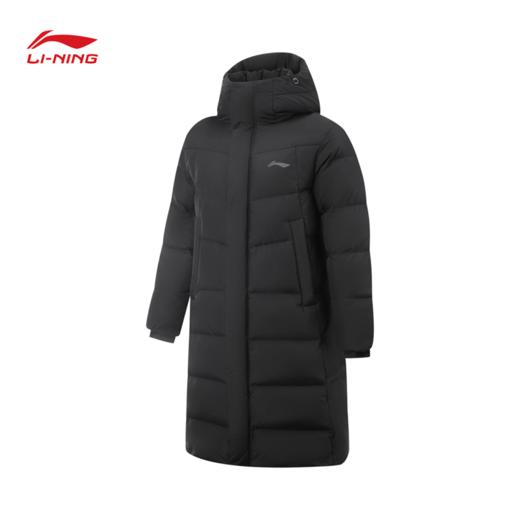 李宁男子防泼水保暖抗静电鸭绒长羽绒服AYMV217 商品图0