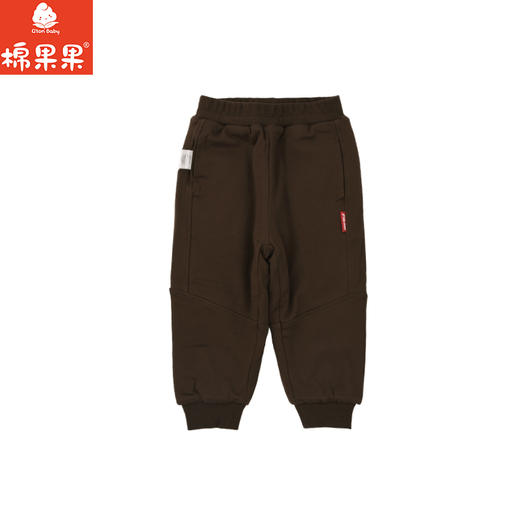 棉果果冬季新品男童夹棉保暖加厚工装裤针织夹棉长裤M412200825758 商品图1
