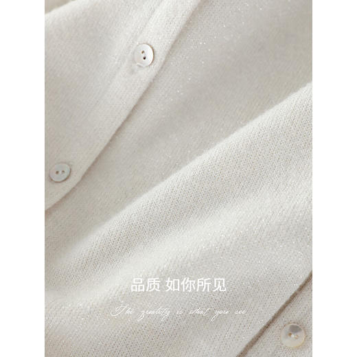 COCOBELLA多穿法不规则捏褶毛针织衫女新款内搭上衣MZ3302-3 商品图4