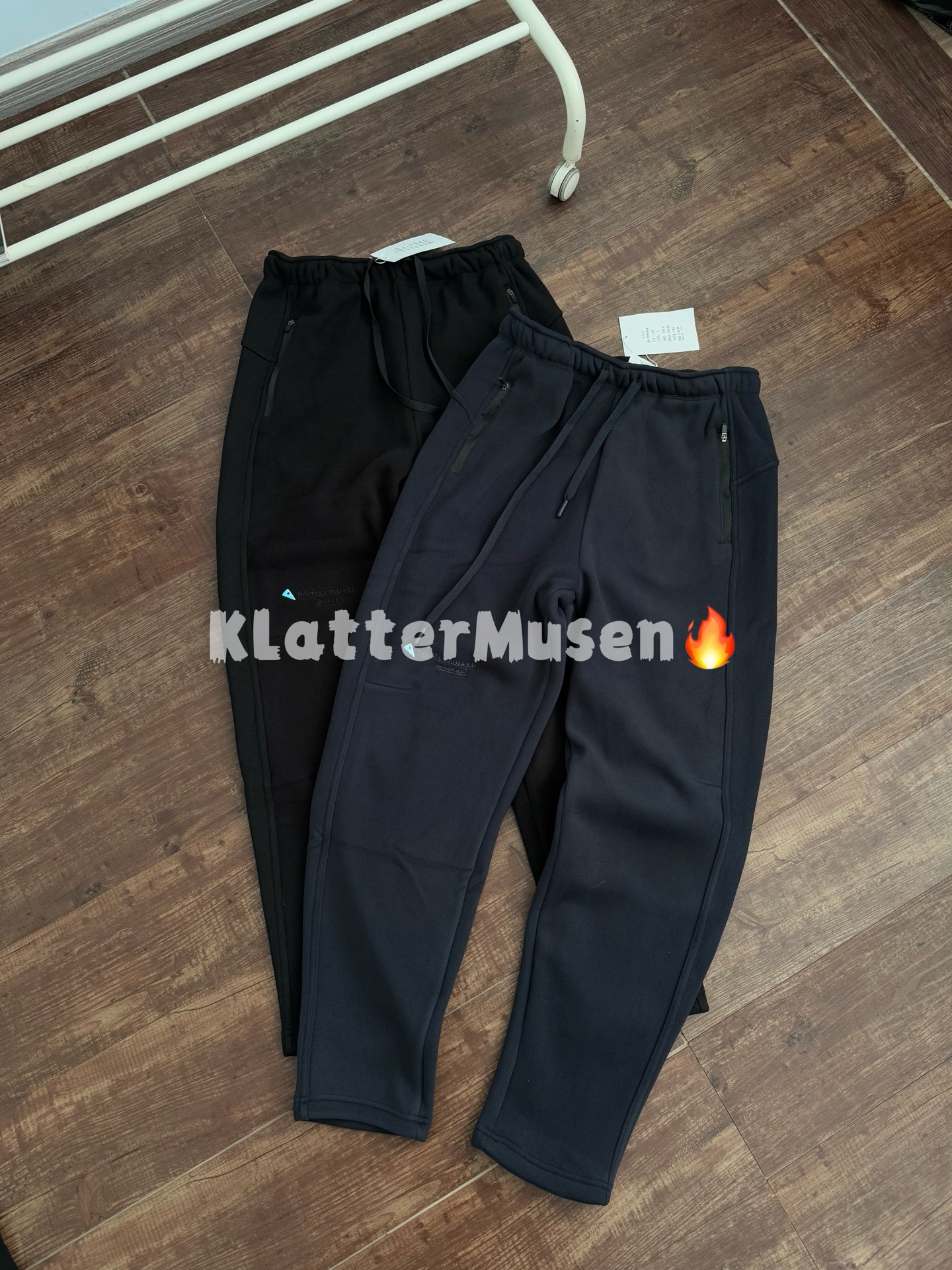 攀山鼠婴儿绒加绒休闲卫裤