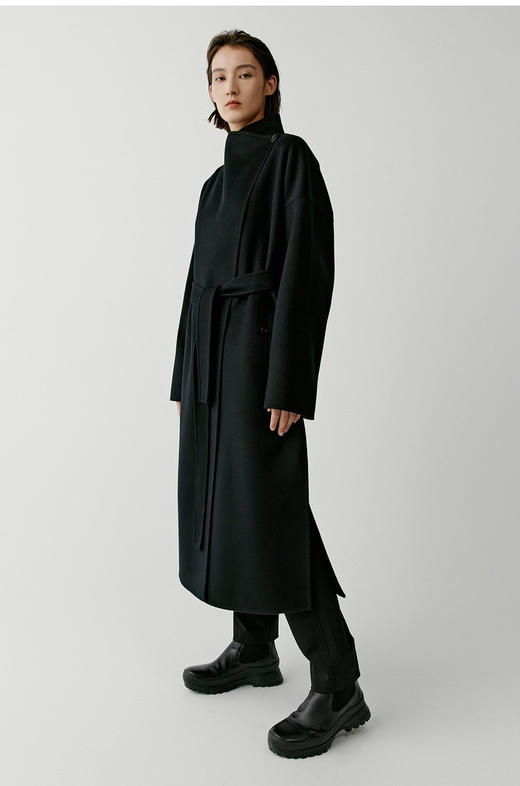 【高品质私服】【IC绢丝羊毛双面呢系带大衣】打造时髦放松亦不失精致的女性形象N1020-CC【无标出货 介意慎拍】 商品图2