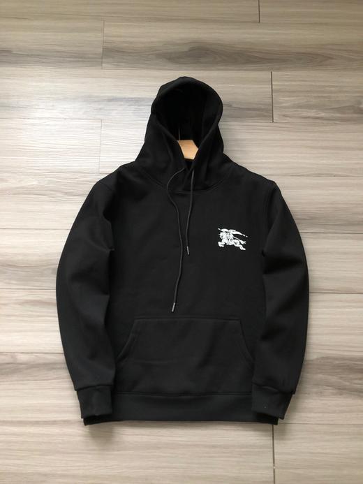 D111726新款后背字母logo男女款加绒连帽卫衣 商品图3