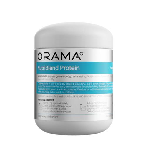 【保税仓】新西兰ORAMA 动植物双重蛋白粉 300g/罐 商品图2
