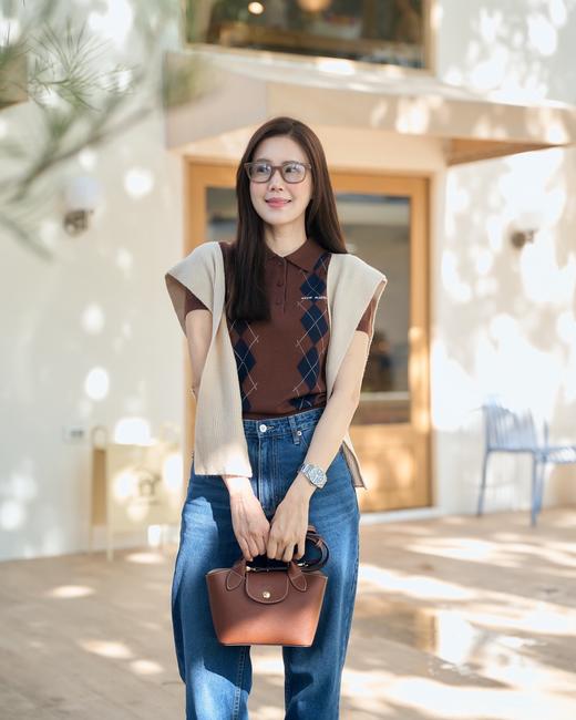 LC珑骧 牛皮迷你托特包小菜篮子包 Z-15719 商品图1