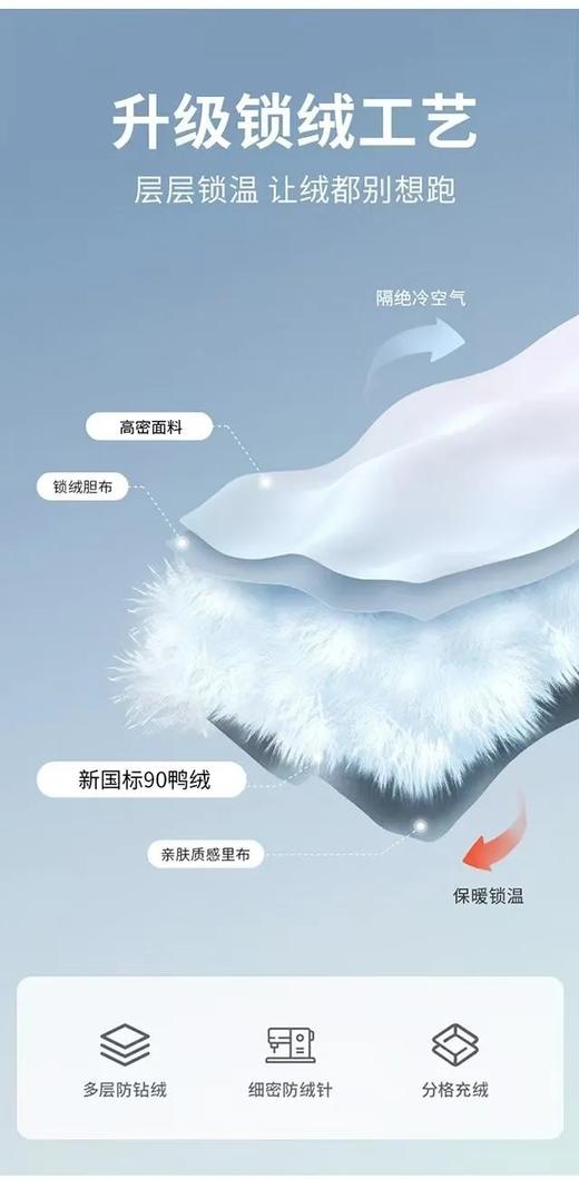 D111703羽绒拼接压胶轻薄保暖男士秋冬薄款羽绒服外套 商品图6