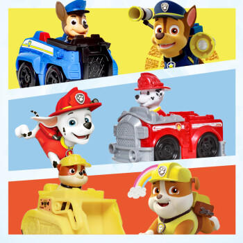 汪汪队立大功（PAW PATROL）巡逻队生日礼物男孩女孩儿童玩具车救援赛车警车阿奇 商品图6