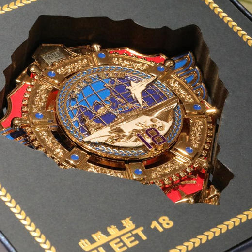 航母·福建舰纪念徽章！中船714所授权！可贴可旋转！ 商品图1