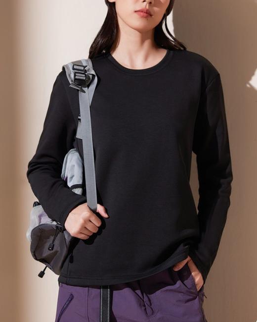 轻暖鹅绒！2025可机洗90鹅绒长袖T恤男女轻型羽绒打底衫加厚保暖！ 商品图1