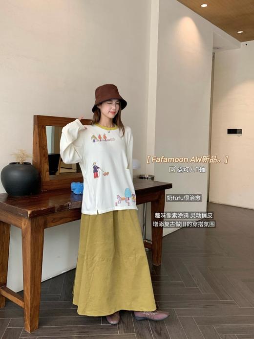 FAFAMOON 点灯人长袖tee 商品图3