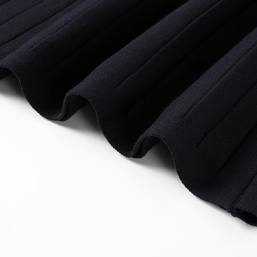 奢姿大码女装2025春季气质V领假两件连衣裙胖妹妹时尚针织裙子9851890332 商品图4