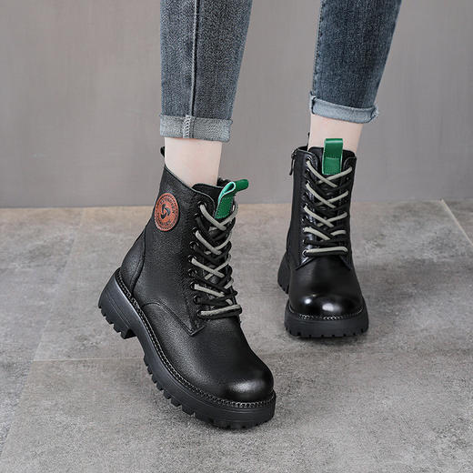 YR 2931英伦风马丁靴加厚棉鞋靴子休闲短靴 商品图1