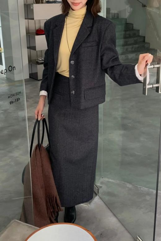 Le Malene 高级感气质通勤羊毛西装套装 21572 商品图4