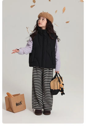 ☃️拉爆冬天的松弛感❗️【吉米故事▪韩系慵懒松弛感条纹加绒裤】能一条过冬的开挂神裤❗️一条裤子终结冬天最冷的温度☃️ 南方一条过秋冬，北方宝宝叠穿秋裤也不臃肿❗️ 