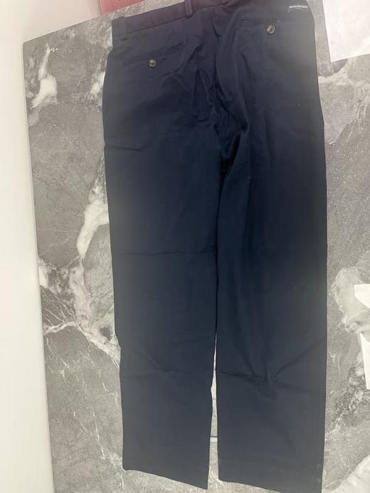 瑕疵Brooks brothers/布克兄弟 Clark Fit 男士纯色直筒休闲长裤 商品图0