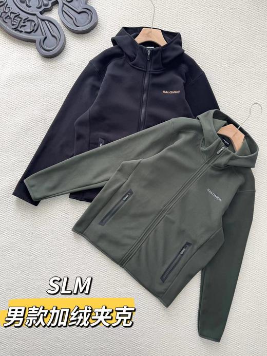 D111715户外男款防风防水连帽软壳加绒茄克外套 商品图0