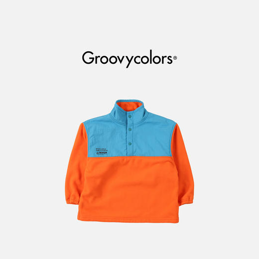 日本GC童装 Groovycolors 摇粒绒拼接设计套头衫 商品图2