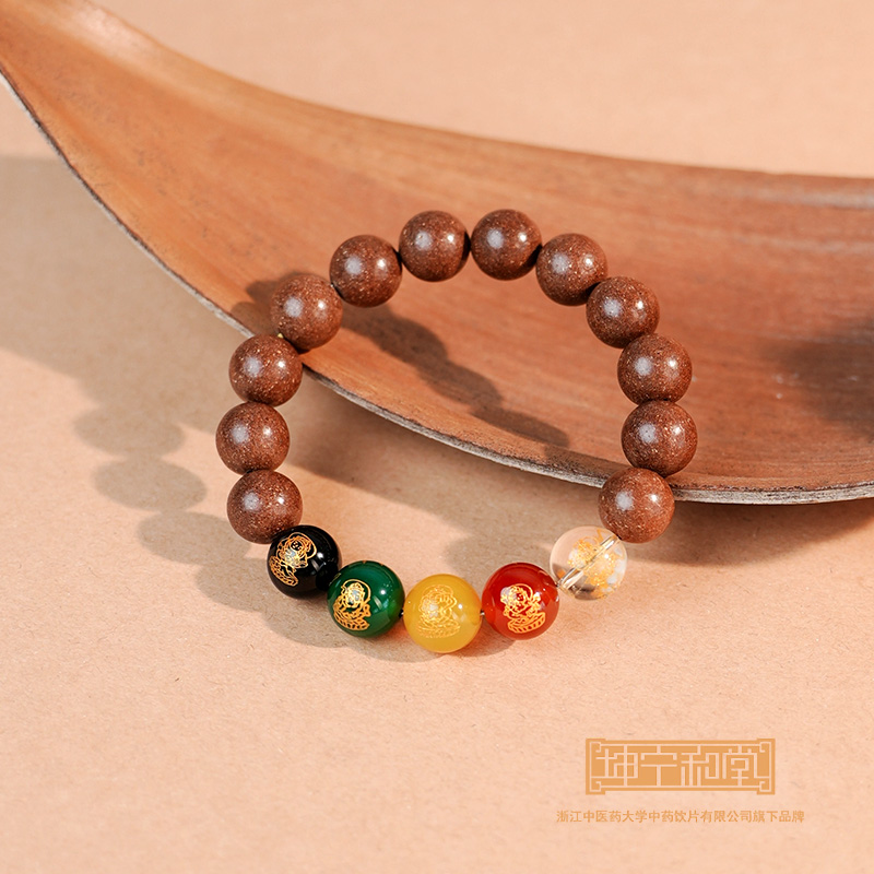 药香五路财神手串径山文创*坤宁和堂双联名合香珠精致送礼
