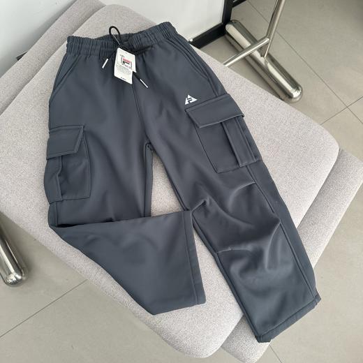 D111731冬季双兜捏褶软壳加绒四色工装裤男女宝宝款 商品图5