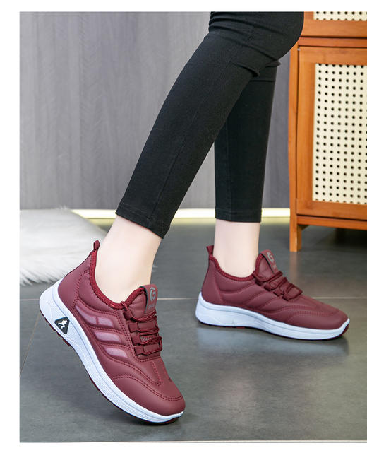 优选丨 99元2双任选！一双不发货！猫人加绒加厚皮革防水鞋面耐磨轻底 健步运动休闲鞋 男女款   建议：加大一码选购 商品图10