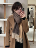 【高品质私服】【IC全羊绒围巾】山羊绒的保暖性佳，打造温暖柔软的舒适手感N1121-CC【无标出货 介意慎拍】 商品缩略图0