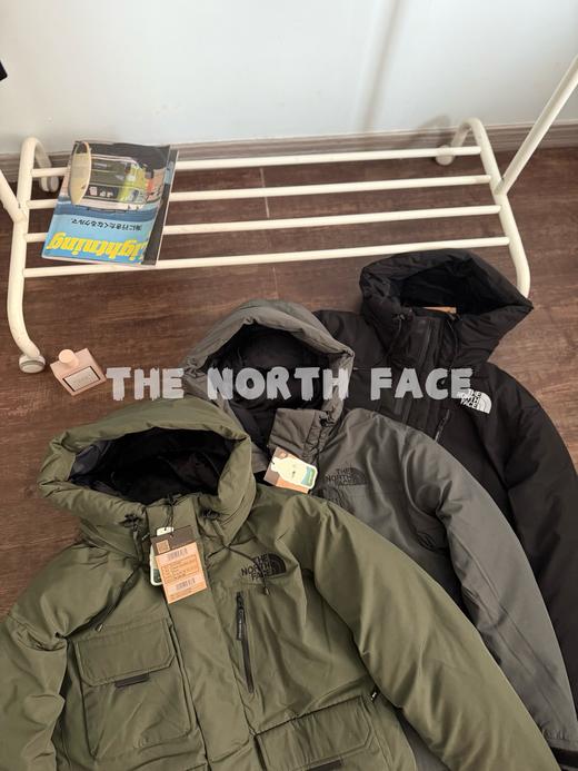 TNF北面三色情侣款工装多口袋羽绒服 商品图6