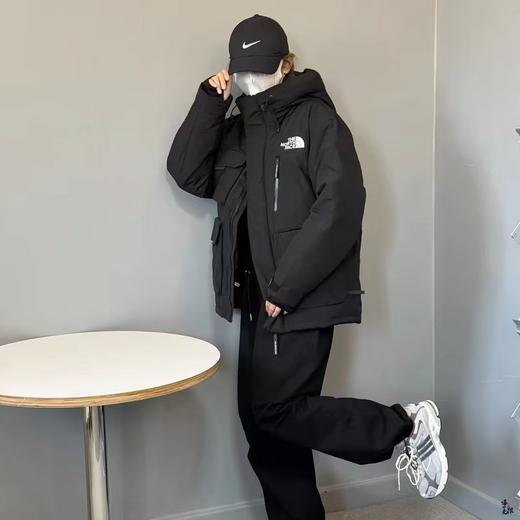 TNF北面三色情侣款工装多口袋羽绒服 商品图3