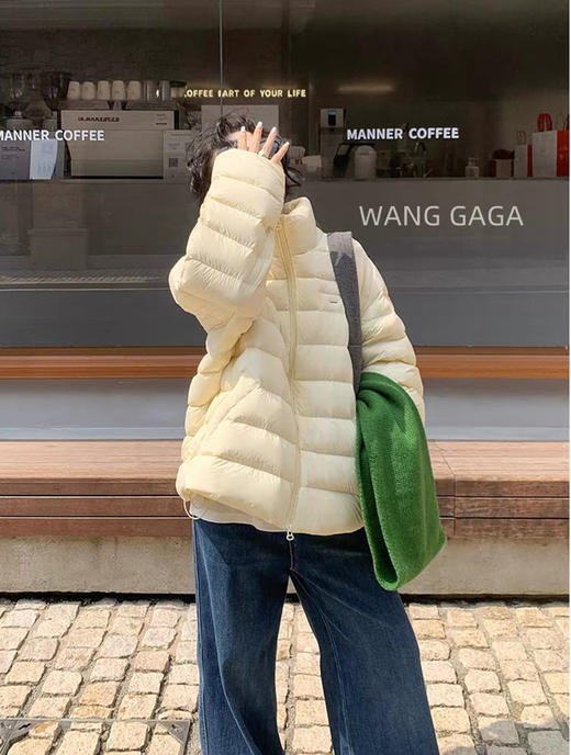 荭人馆同款！龟背泡芙排骨~！95白鸭绒！750+蓬松~韩系小个子羽绒服 商品图6