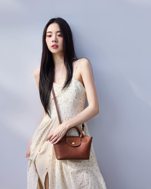 LC珑骧 牛皮迷你托特包小菜篮子包 Z-15719 商品图4