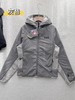 D111718男士轻薄防风透气P棉户外徒步连帽棉服 商品缩略图2