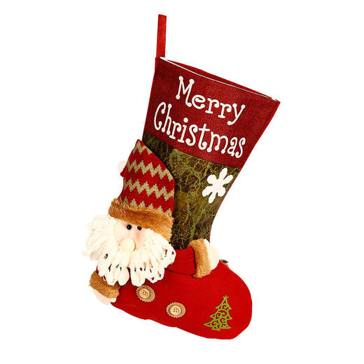 圣诞节🔔装饰品挂件 圣诞袜子 大号礼物袋 🎁圣诞老人礼品幼儿园儿童糖果袋 商品图4
