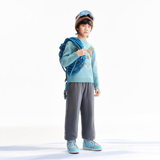 【实体店同款】男童圆领针织衫冬季新款安奈儿童装AB544043 商品图3
