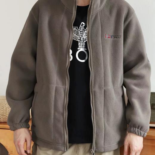 【出口挪威品质 Polartec抓绒面料 厚实抗风保暖 硬扛风雪】Louise  Arbegue【男女同款】双面Polartec抓绒摇粒绒外套（尺码偏大 建议拍小一码）5天左右发货 商品图5