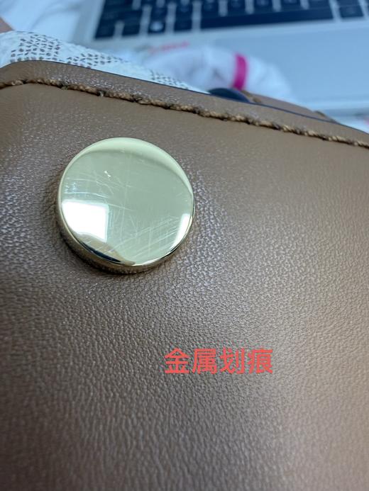 193599293363 迈克高仕MICHAEL KORS 【品牌官方质保】MK Bedford 超小号老花拼色斜挎单肩波士顿包 商品图7