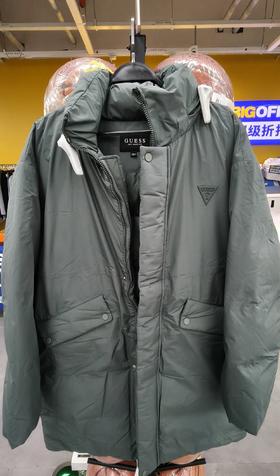 399.9秒杀GUESS男士羽绒服外套(线下同时售卖  不保证有货）558685-CY
